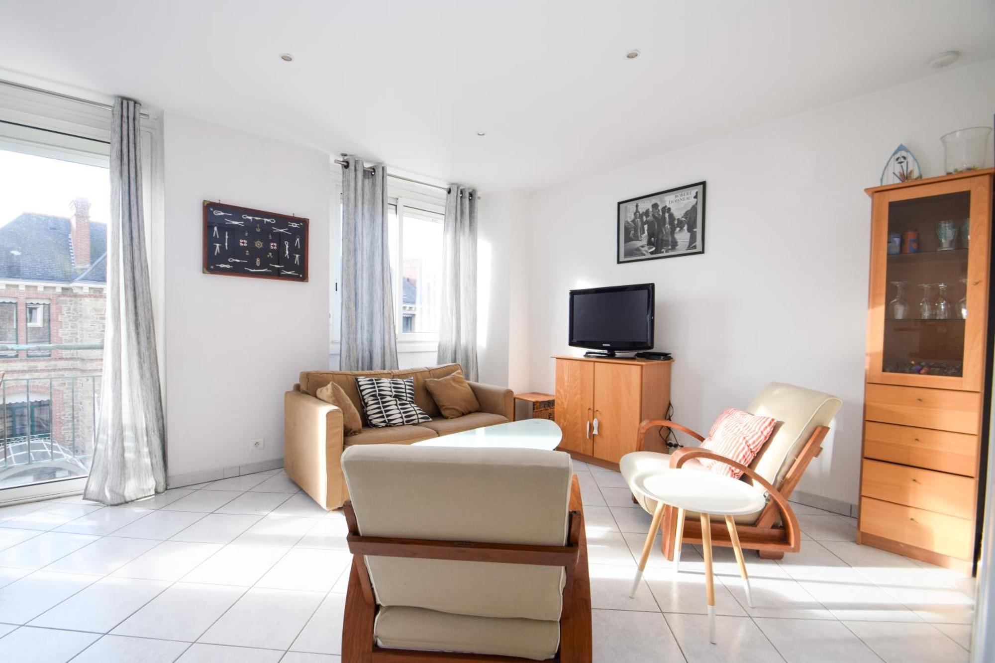 Appt 2 Pieces Confort 3 Pers Au Pied De La Plage Vacances Sans Voiture 迪纳尔 外观 照片
